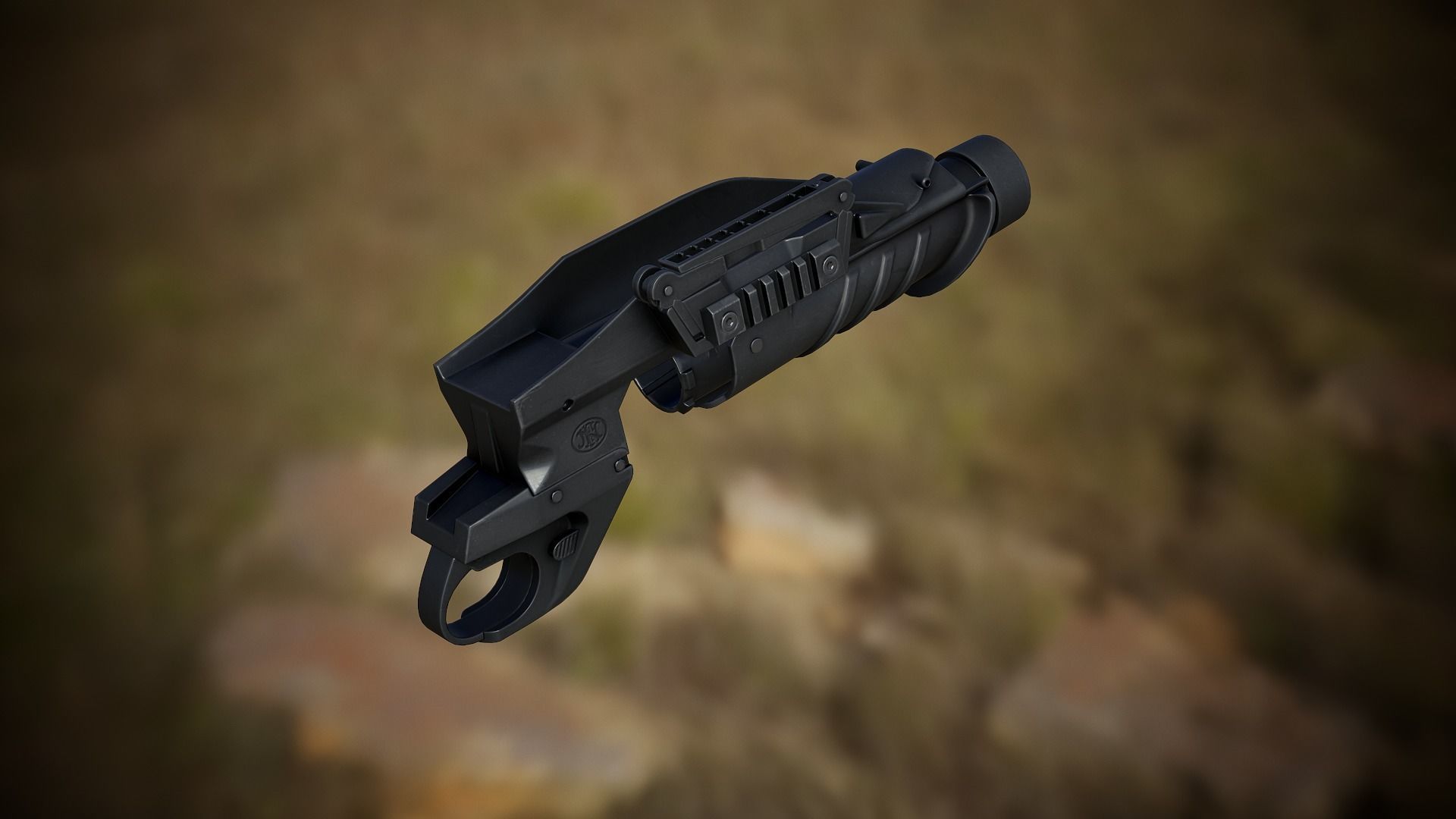 FN GL1 PBR Free low-poly 3D model_2