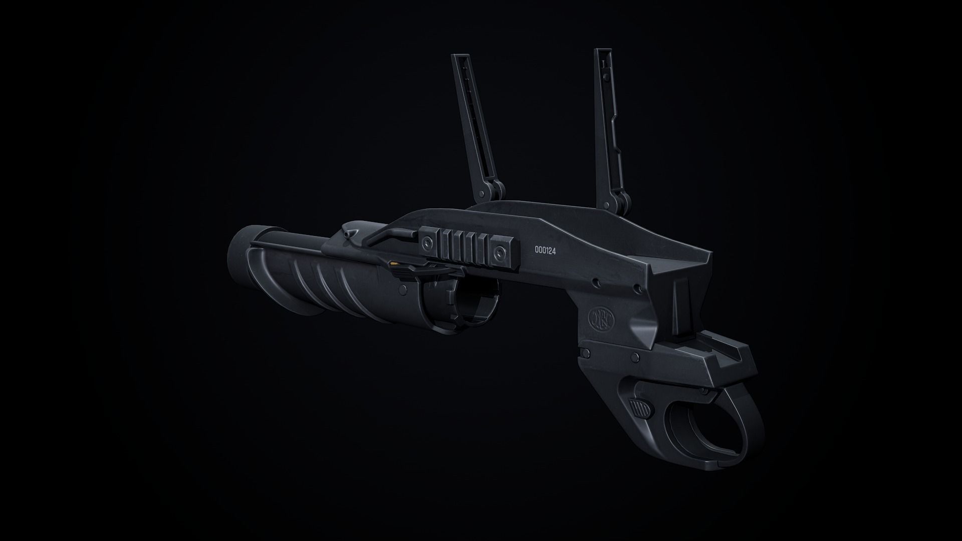 FN GL1 PBR Free low-poly 3D model_4