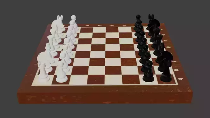 Chess Set Free Model