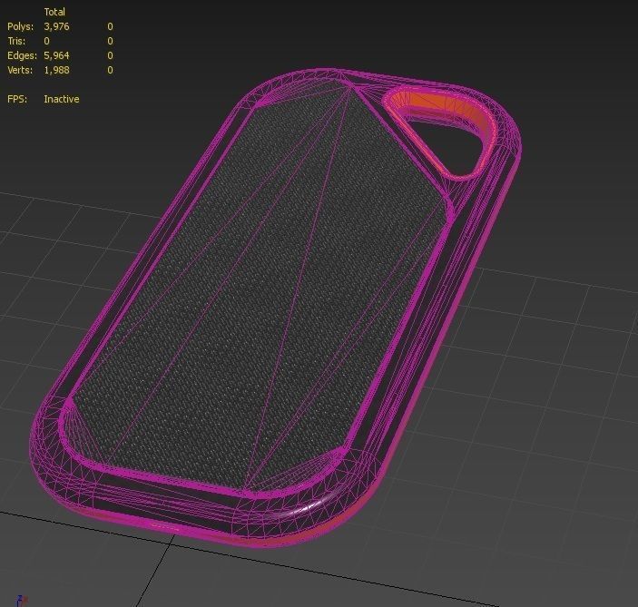 SanDisk 2TB Extreme PRO Portable SSD Low-poly 3D model_11