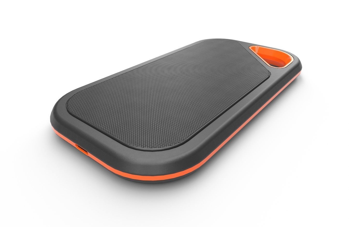 SanDisk 2TB Extreme PRO Portable SSD Low-poly 3D model_3