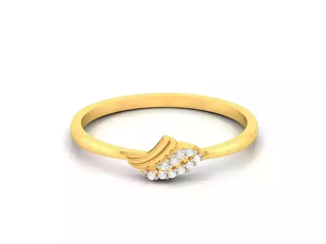 Women Diamond Ring 3dm render details