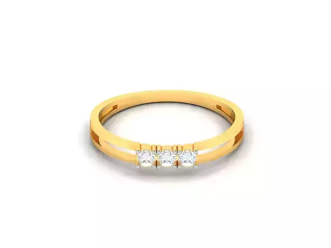 Women Diamond Ring 3dm render details