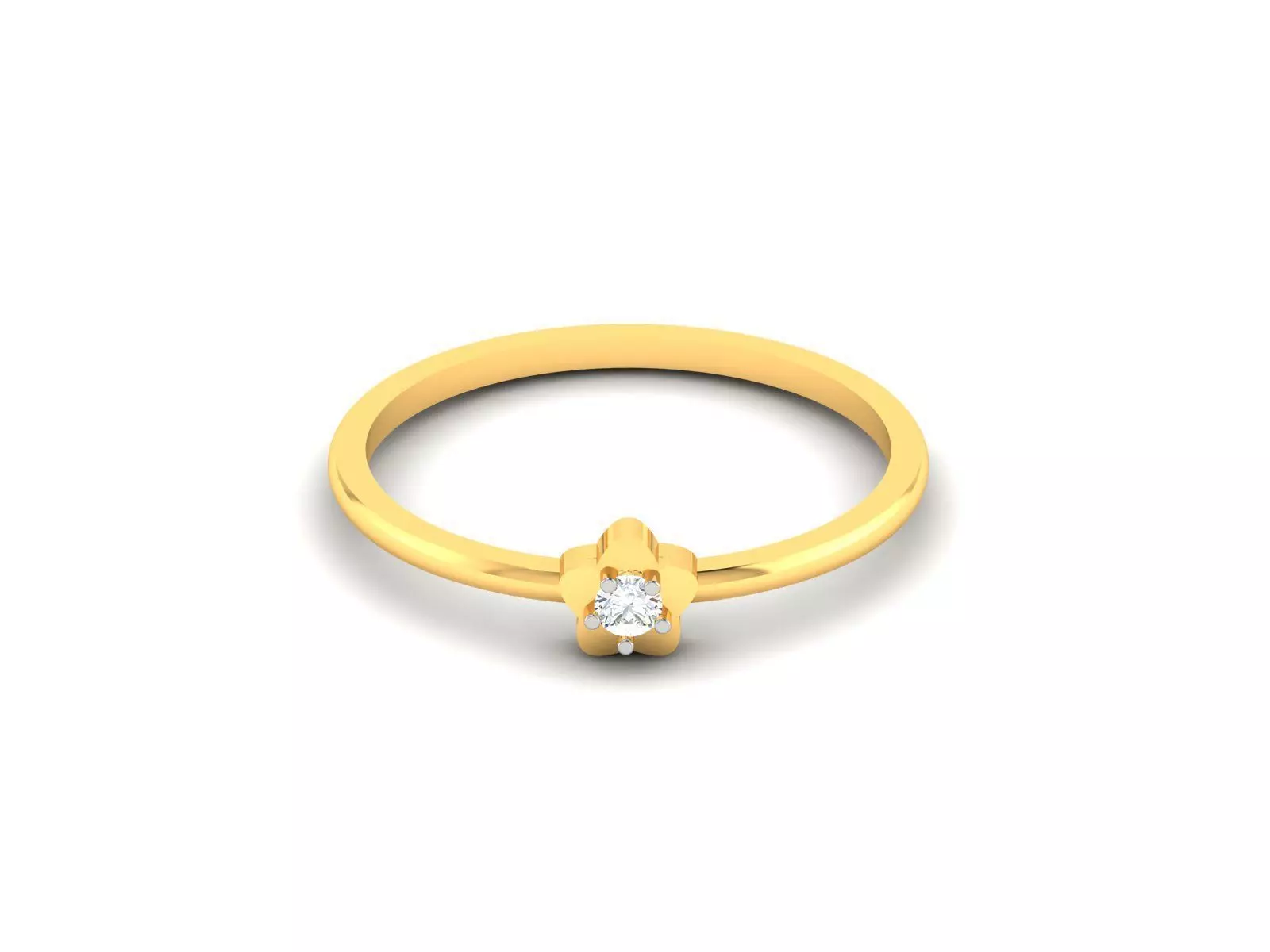 Women Diamond Ring 3dm render details 3D print model_0