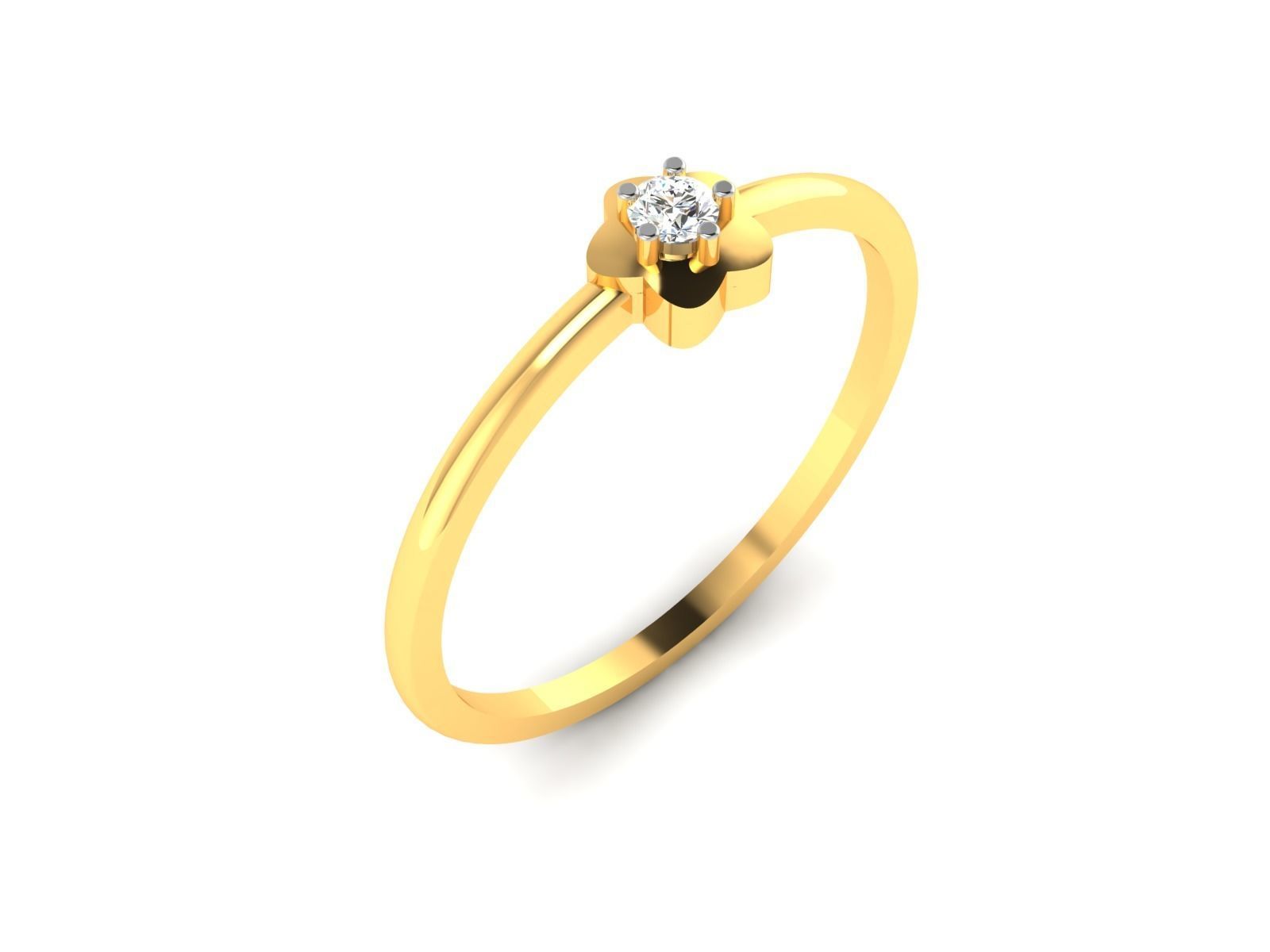 Women Diamond Ring 3dm render details 3D print model_2