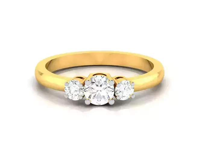 Women Diamond Ring 3dm render details