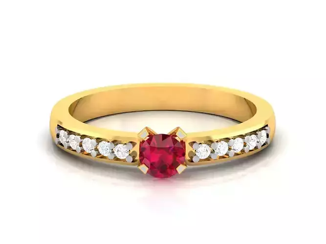Women Diamond Ring 3dm render details