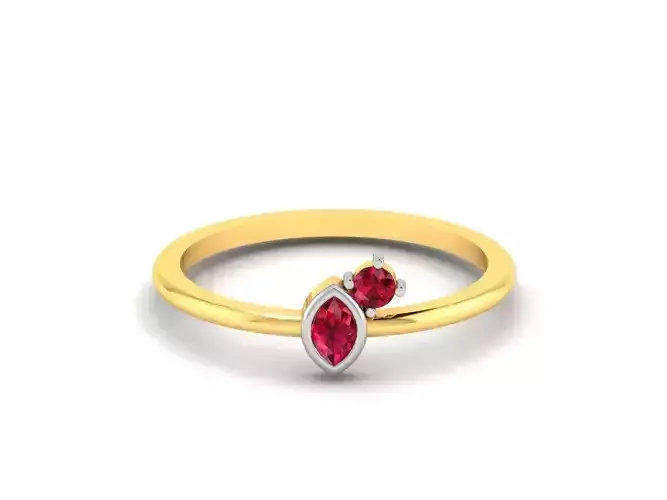 Women Diamond Ring 3dm render details