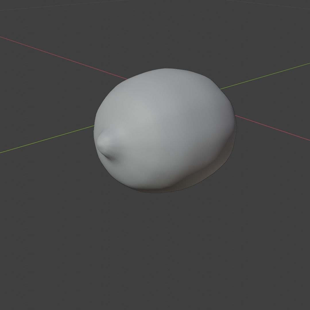 Lemon Model Low-poly 3D model_6