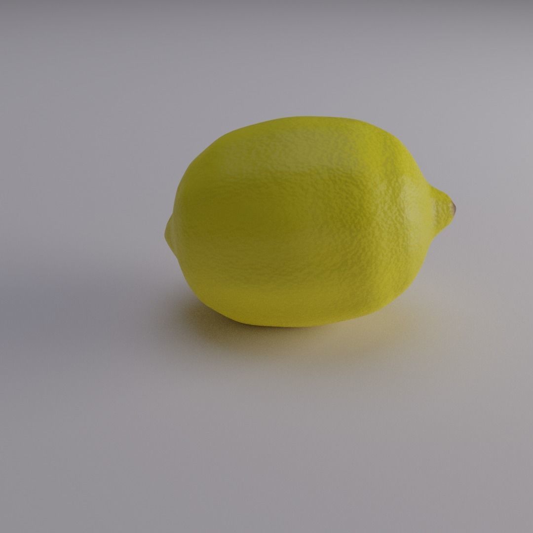 Lemon Model Low-poly 3D model_4