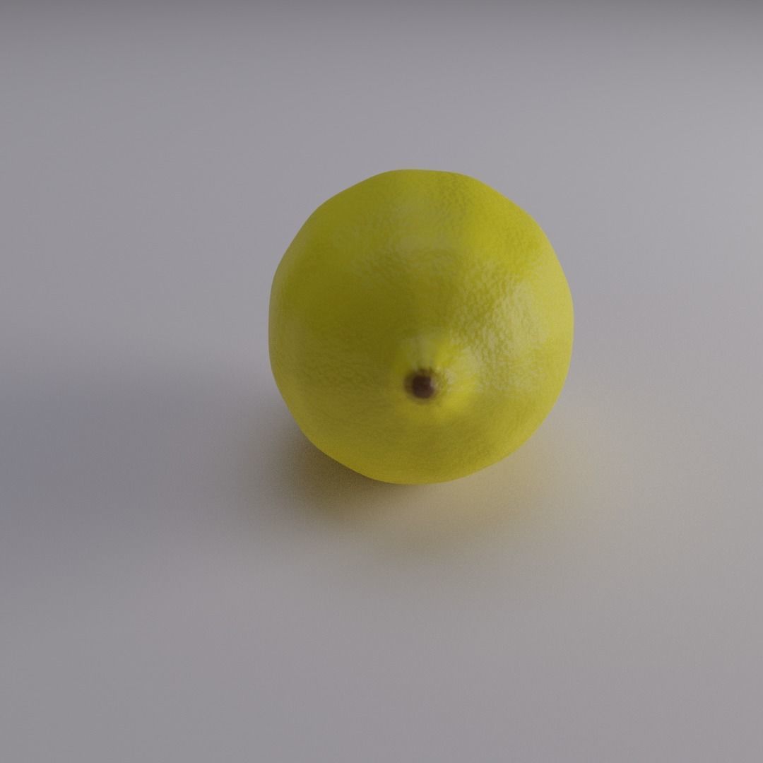 Lemon Model Low-poly 3D model_2