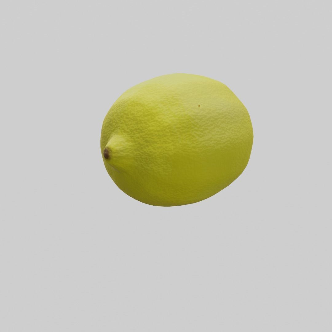 Lemon Model Low-poly 3D model_5