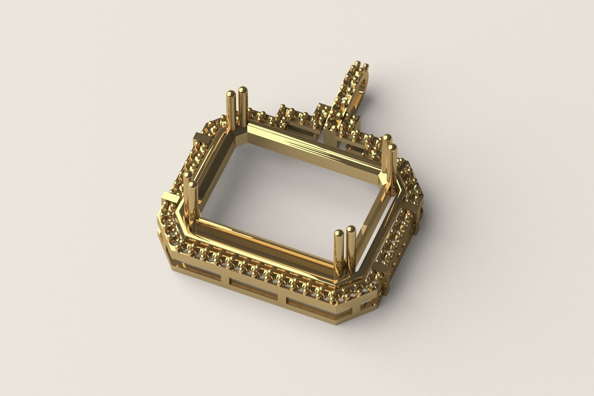 Pendant P 010 3D print model_2