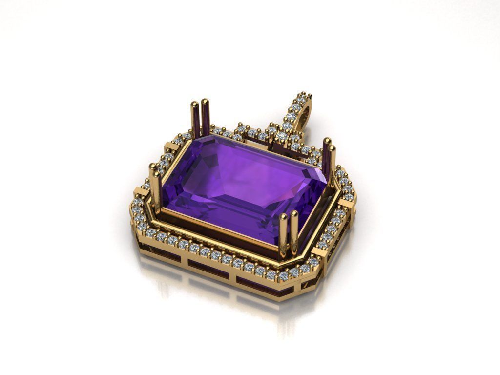 Pendant P 010 3D print model_1