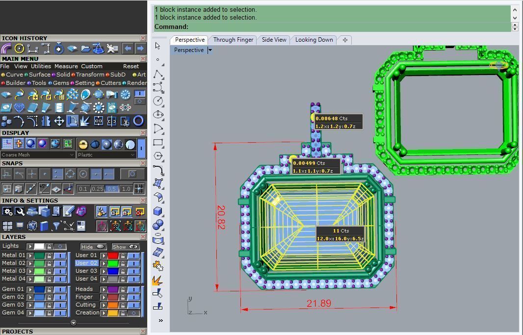 Pendant P 010 3D print model_4