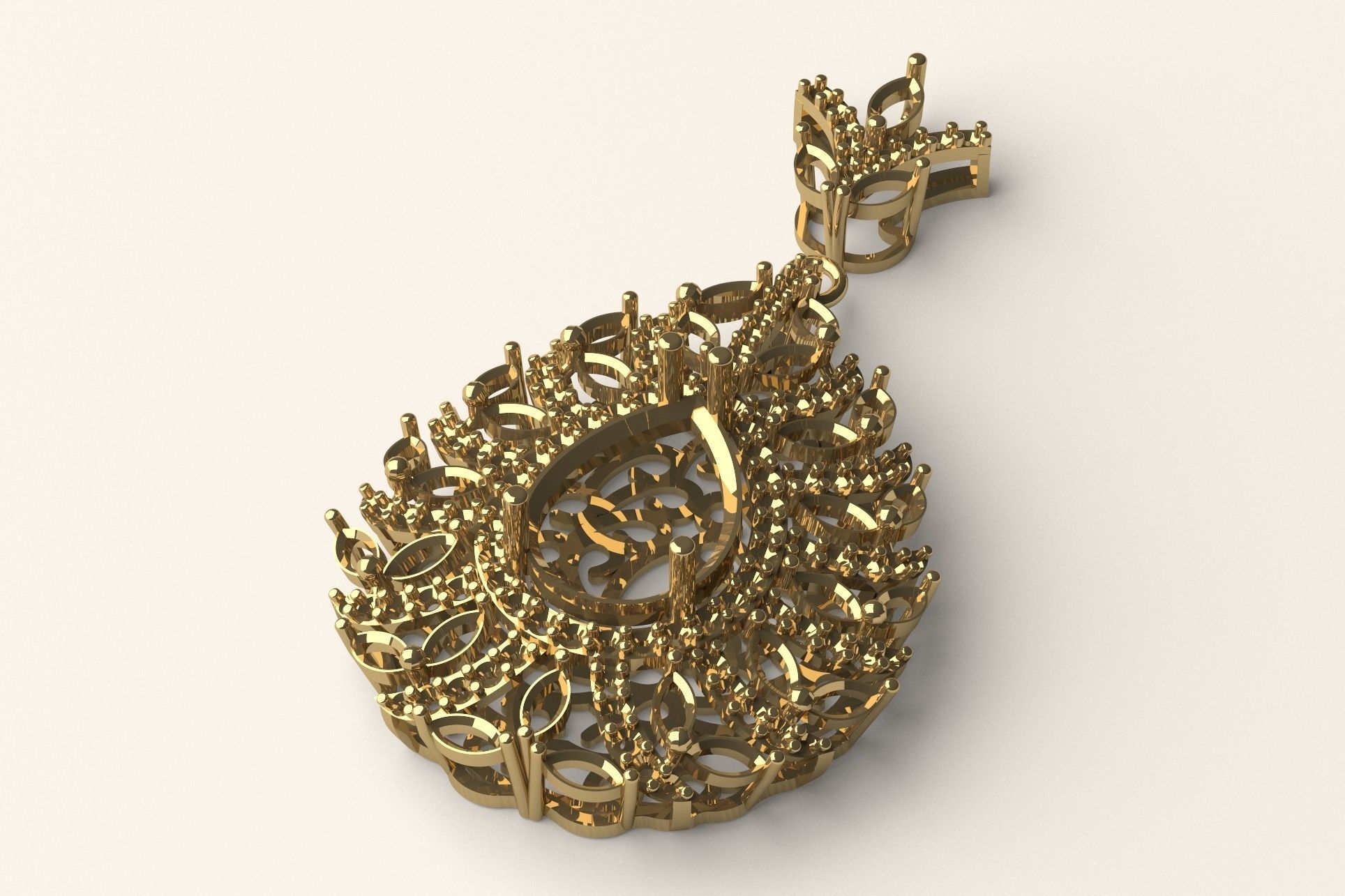 Pendant P 011 3D print model_1