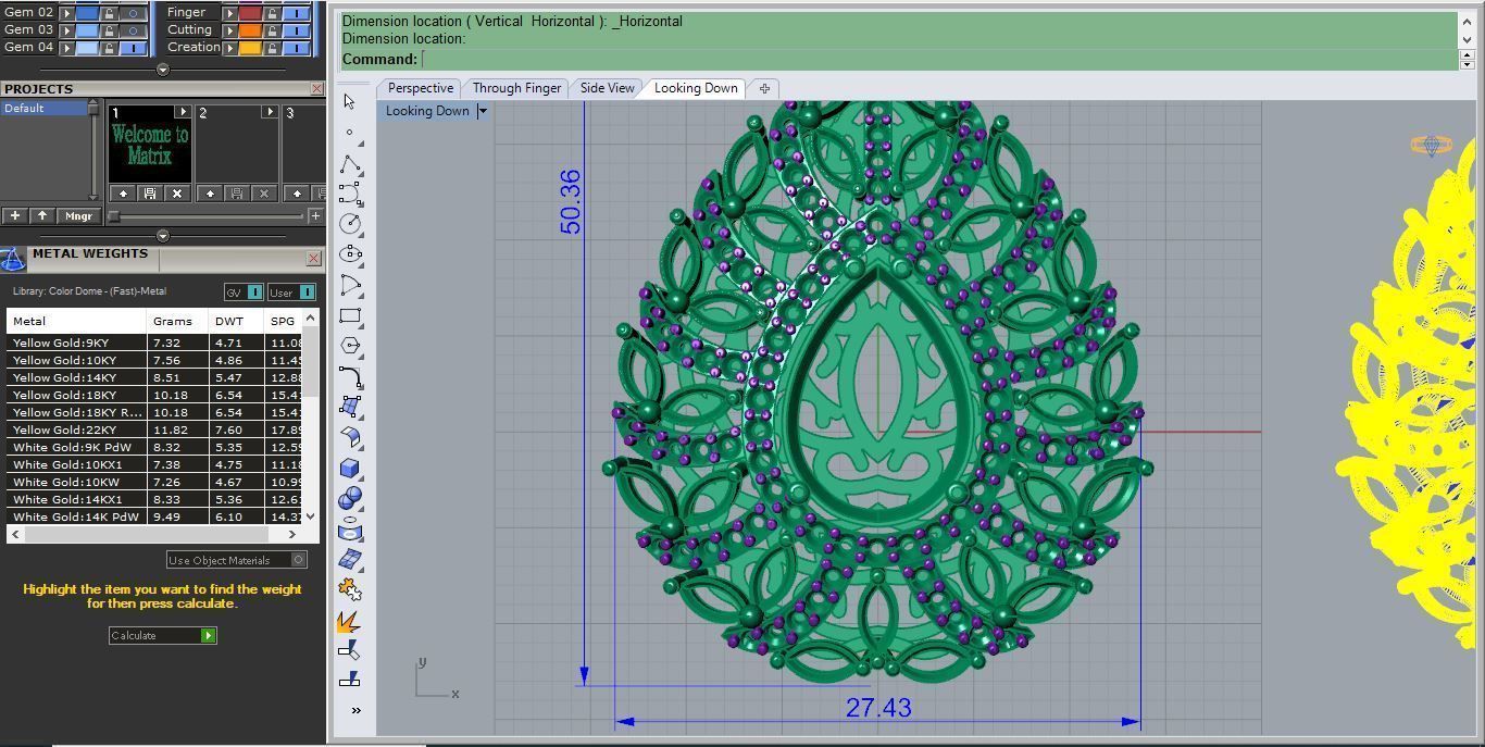 Pendant P 011 3D print model_3