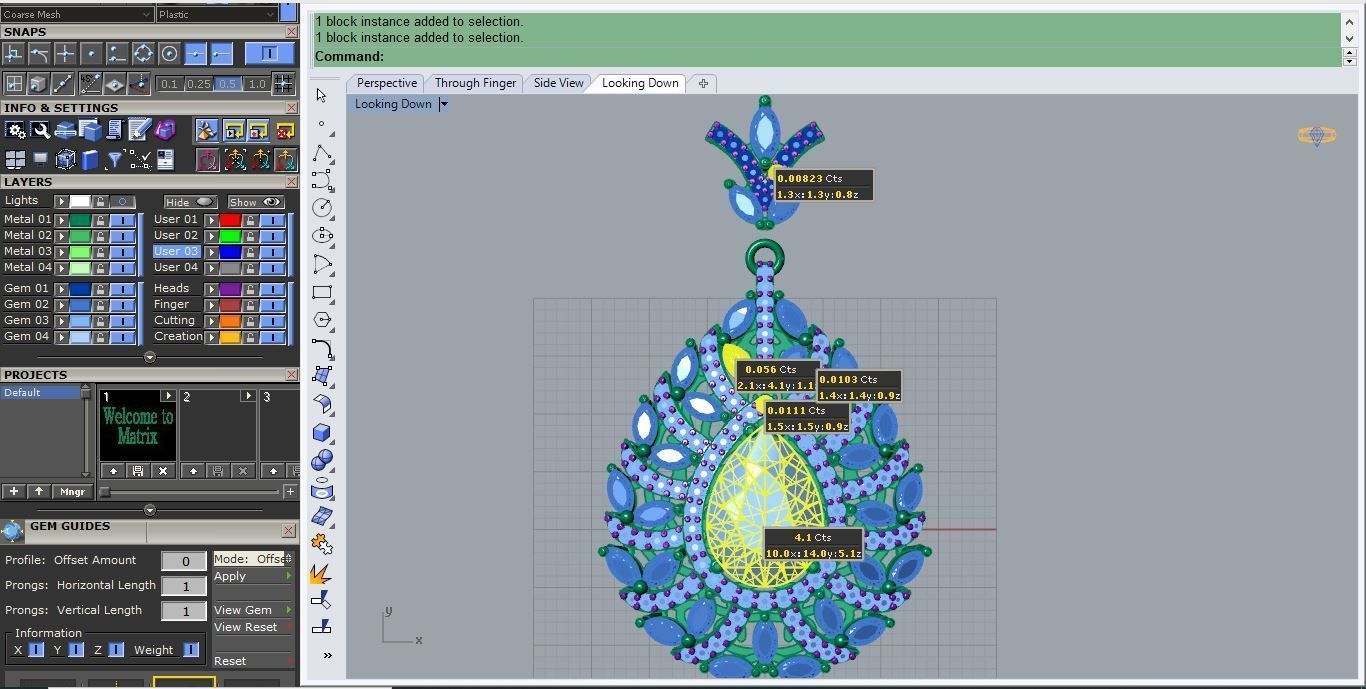 Pendant P 011 3D print model_4