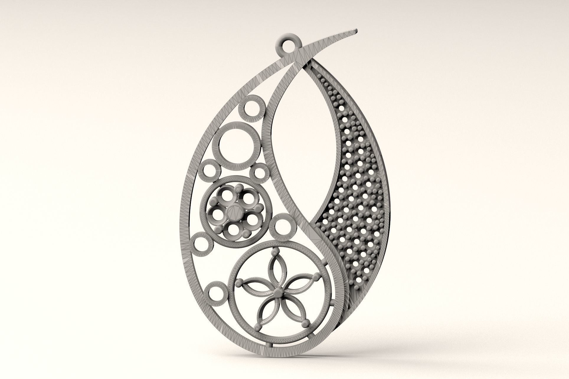 Pendant P 012 3D print model_3