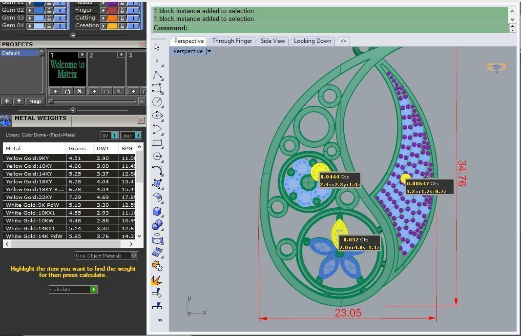 Pendant P 012 3D print model_4