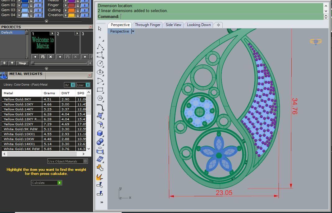 Pendant P 012 3D print model_5