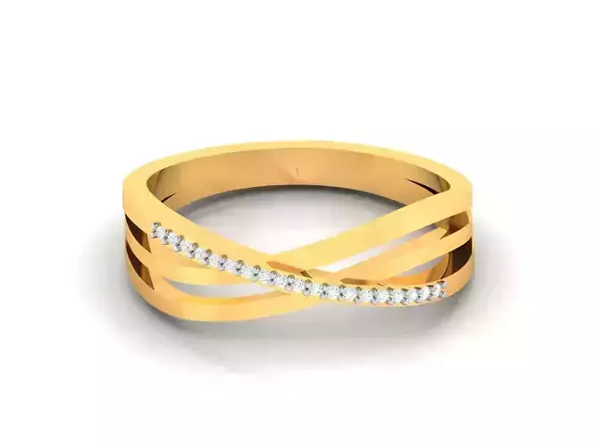 Women Diamond Ring 3dm render details