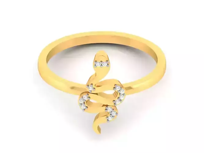 Women Diamond Ring 3dm render details