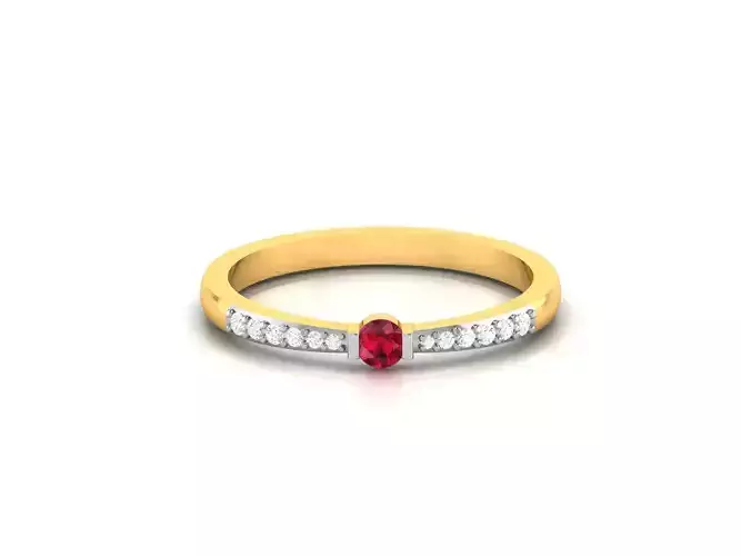 Women Diamond Ring 3dm render details