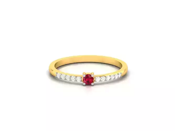 Women Diamond Ring 3dm render details