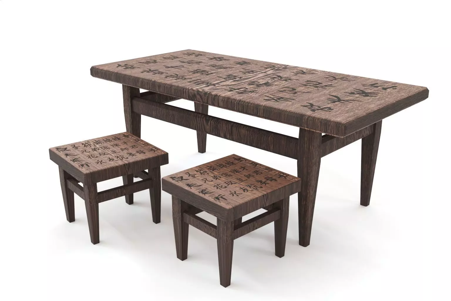 Table Sushi master 3D model