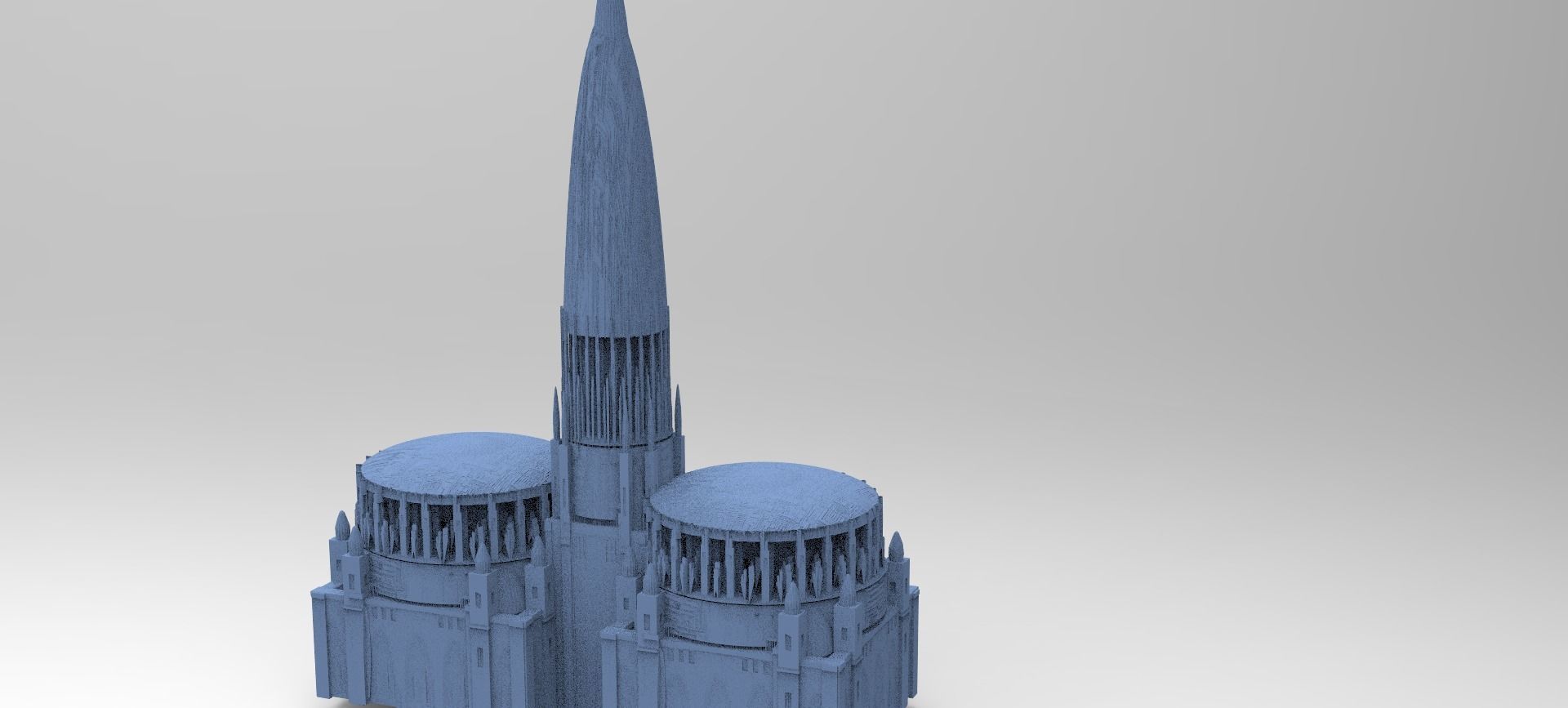 Sci Fi towers 11 models 3D model_9