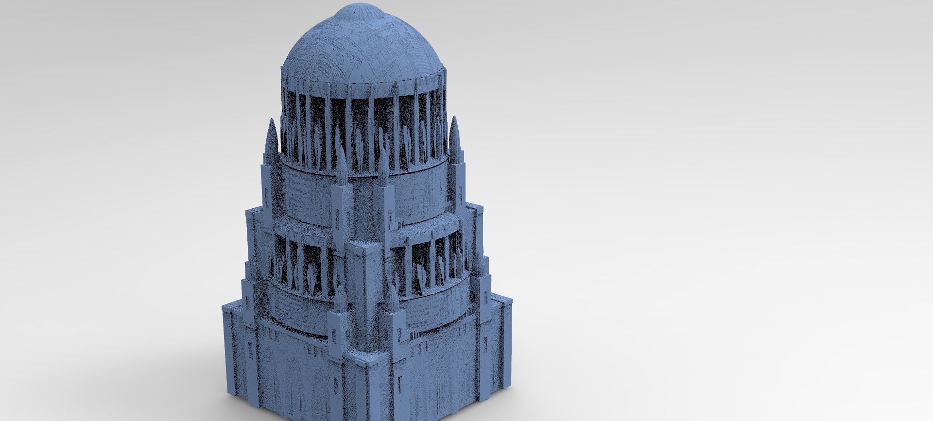 Sci Fi towers 11 models 3D model_17
