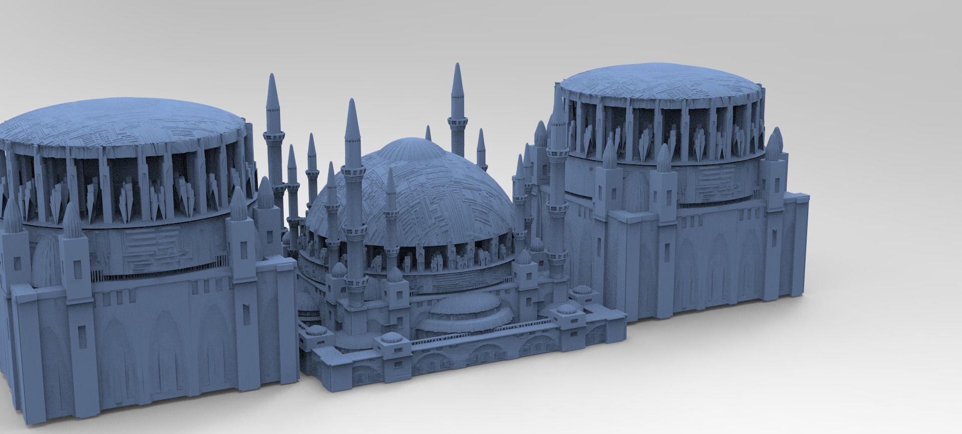 Sci Fi towers 11 models 3D model_4