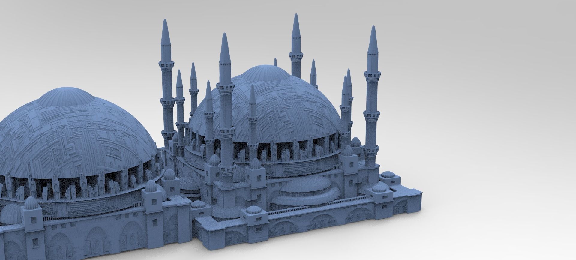 Sci Fi towers 11 models 3D model_10