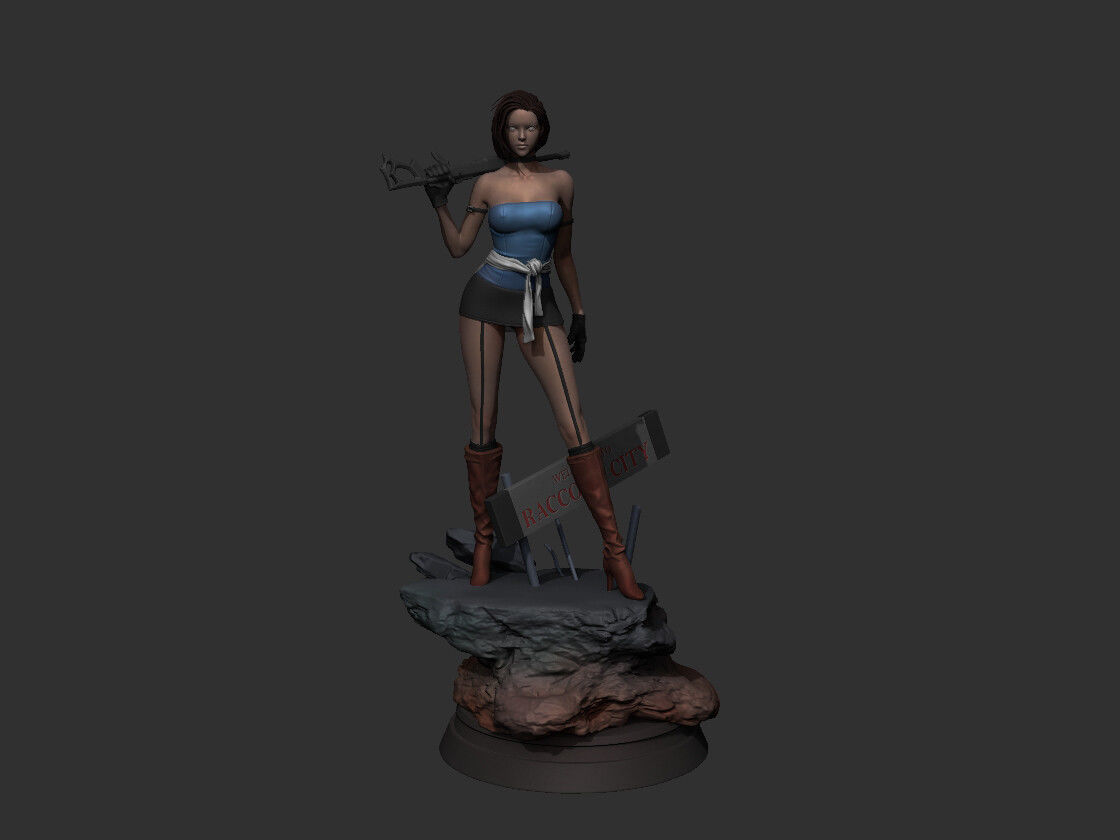 Jill Valentine 3d model fan art 3D print model_1