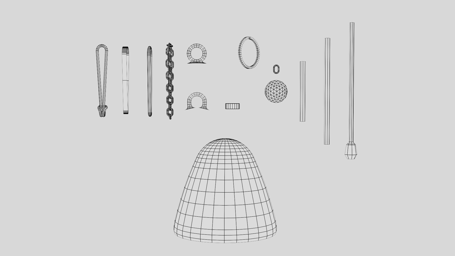 Christmas bell builder v5 with 14 mesh 4 skin and 3 colors 3D model_8