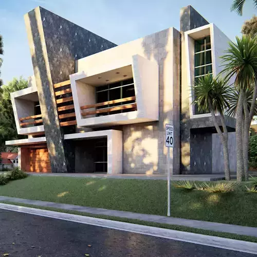 Modern Building  N1 3D model