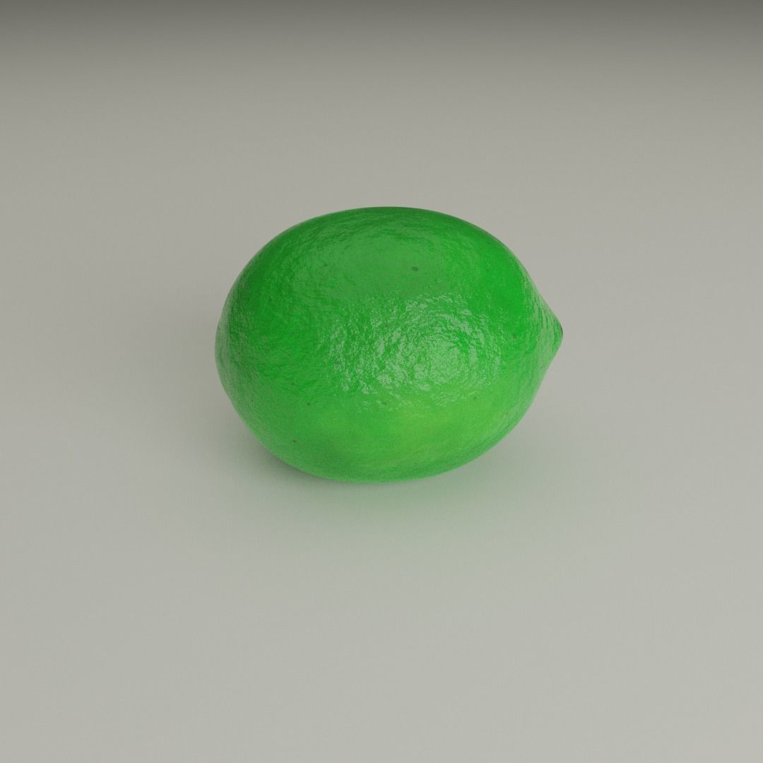 Lime Model Low-poly 3D model_4