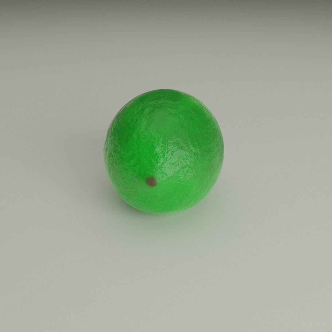 Lime Model Low-poly 3D model_2