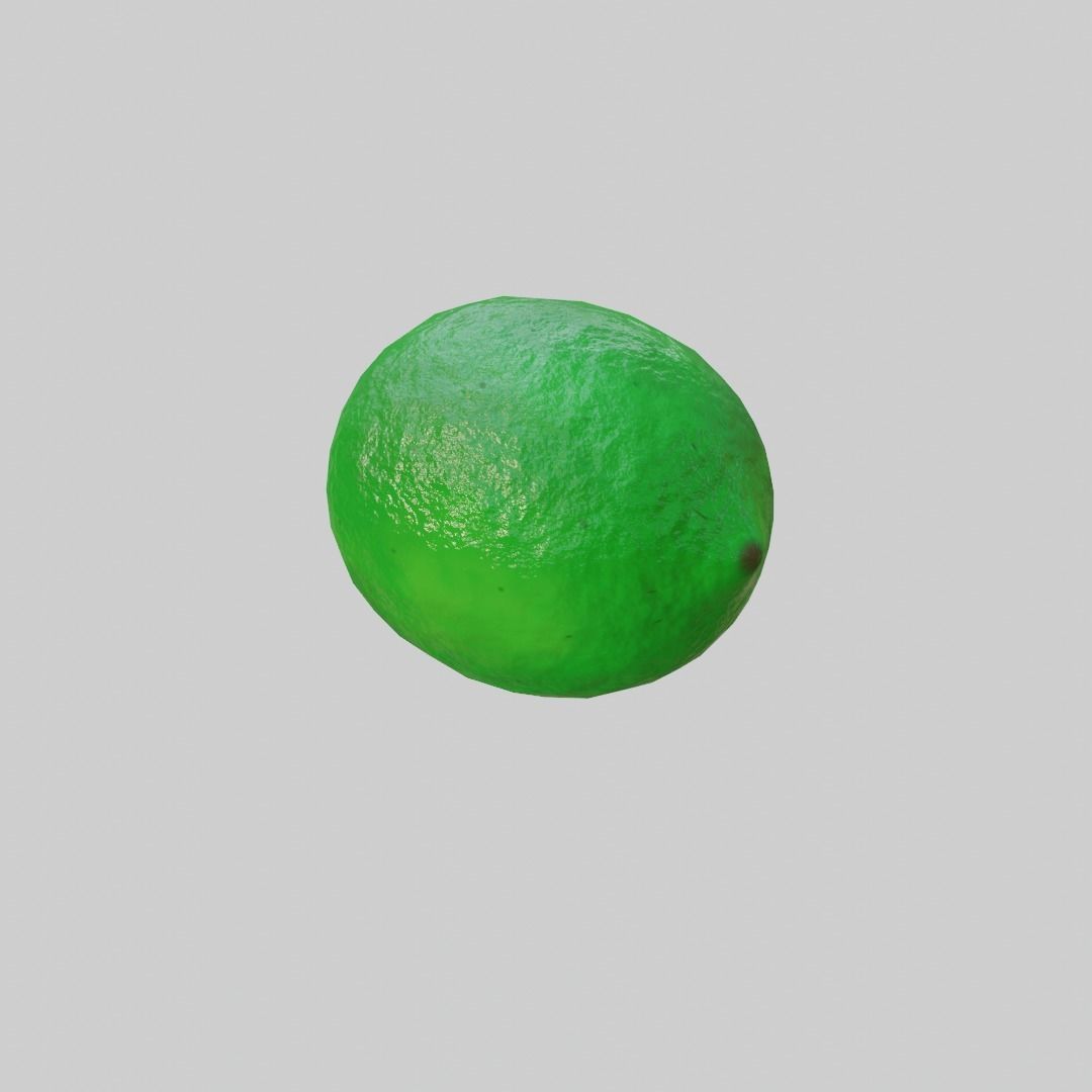 Lime Model Low-poly 3D model_5