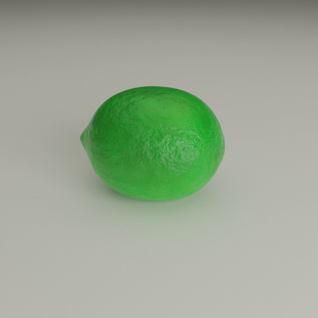 Lime Model Low-poly 3D model_3