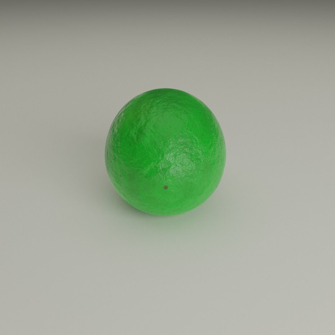 Lime Model Low-poly 3D model_1