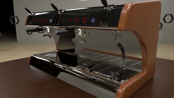Commercial Espresso maker 3D model