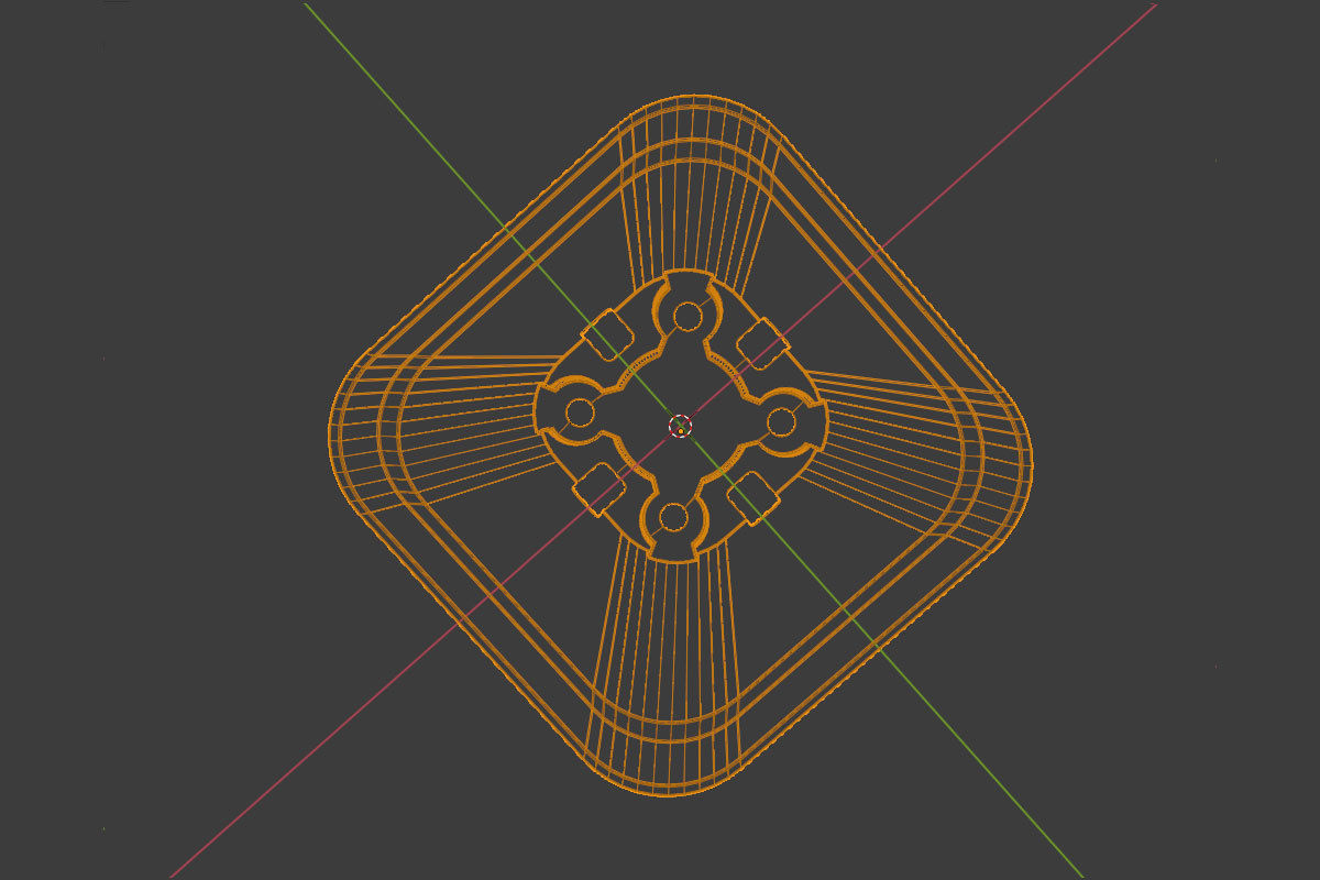 Flower pot model Low-poly 3D model_23