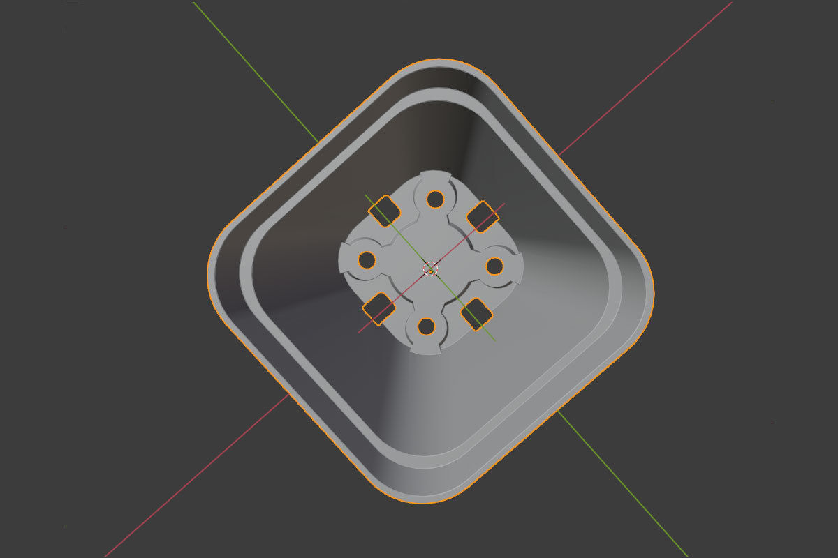 Flower pot model Low-poly 3D model_24