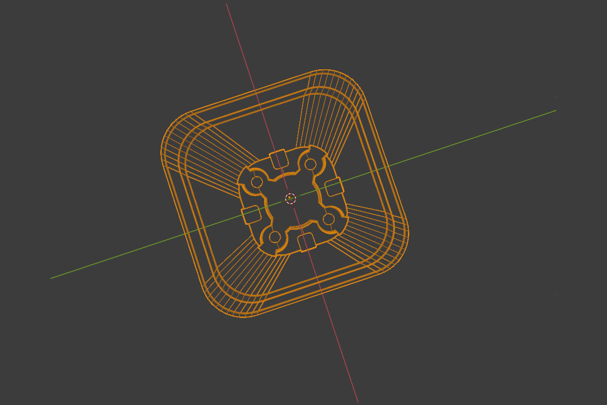 Flower pot model Low-poly 3D model_26