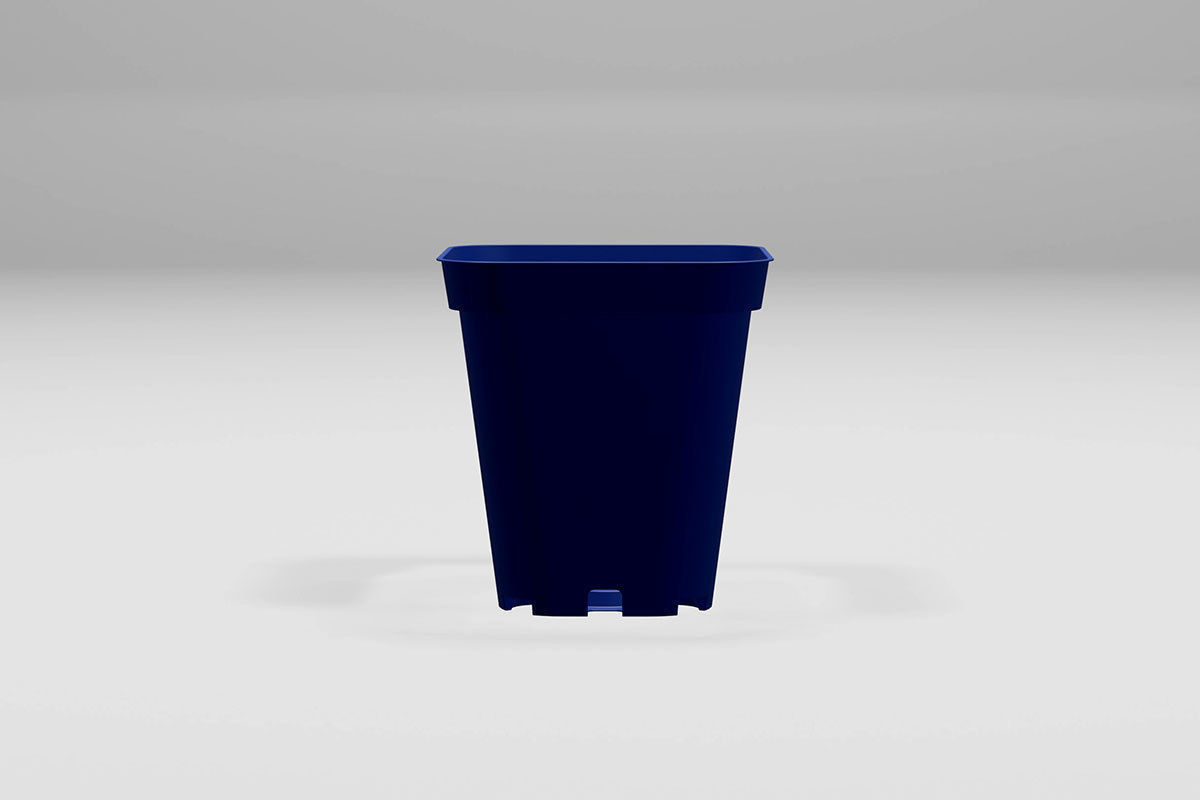 Flower pot model Low-poly 3D model_29