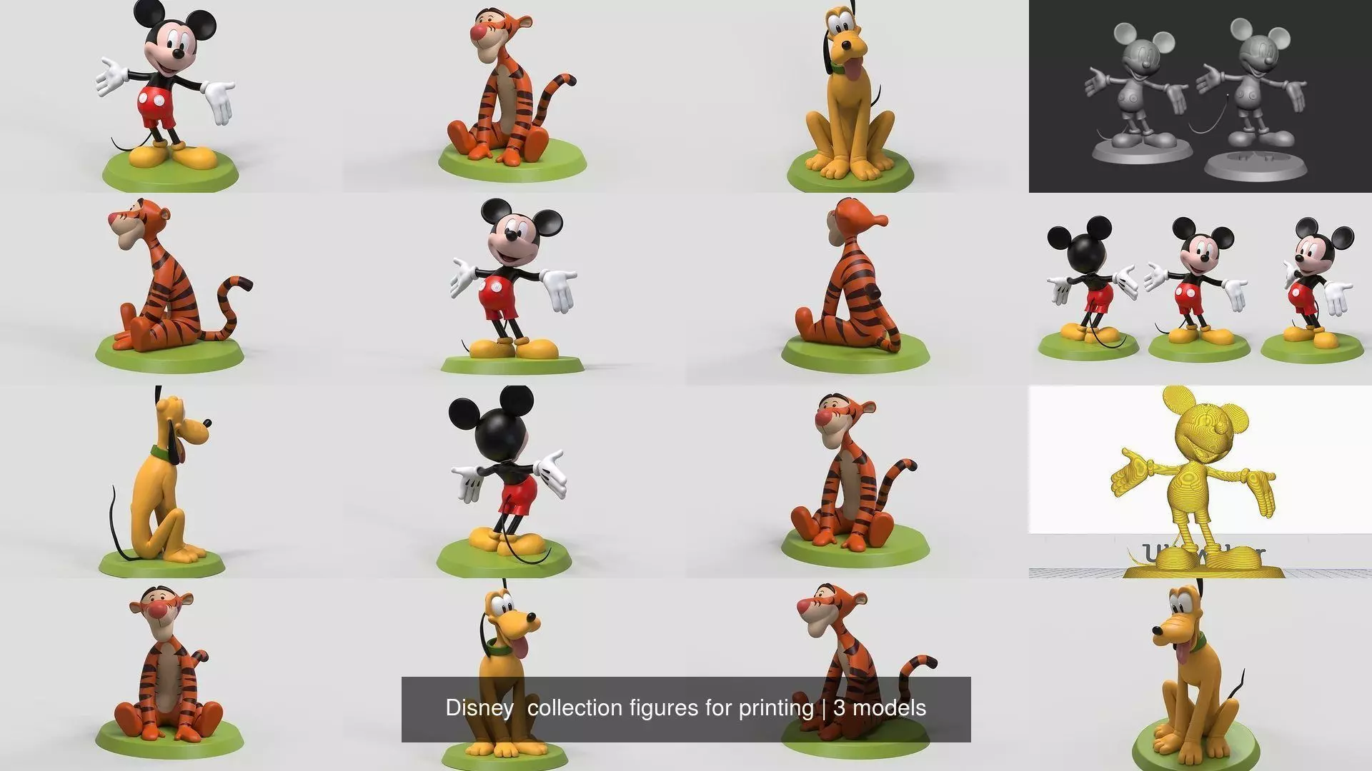 Disney  collection figures for printing _1