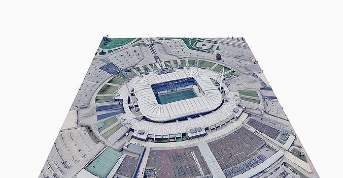 Juventus Stadium - Turin Low-poly 3D model 6