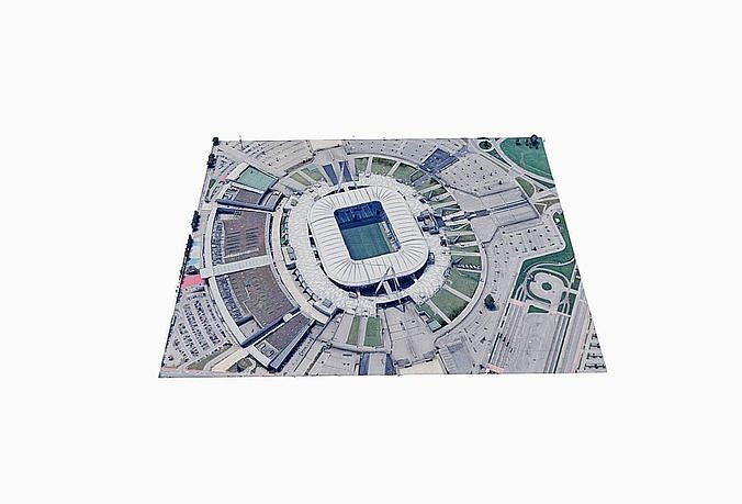 Juventus Stadium - Turin Low-poly 3D model 7